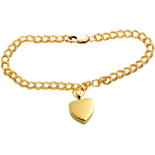 Gold Fill Double Link Bracelet Cremation Jewelry-Pendant Sold Separately-Jewelry-New Memorials-Afterlife Essentials