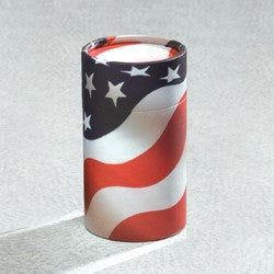 Scattering Tube Series American Flag 20 cu in Cremation Urn-Cremation Urns-Infinity Urns-Afterlife Essentials