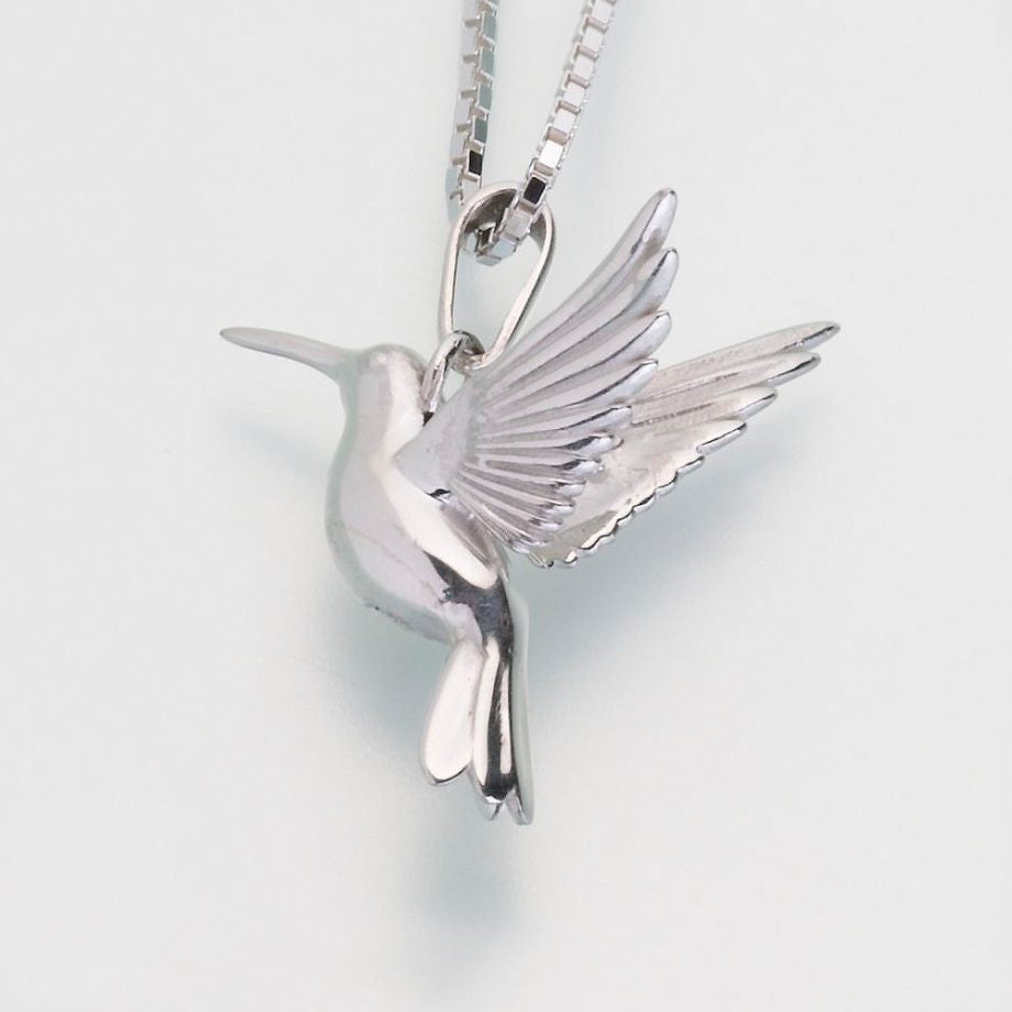 Hummingbird urn store necklace