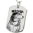 Dog Tag Pet Photo Pendant Cremation Jewelry-Jewelry-New Memorials-Sterling Silver-No Chamber (Flat)-Free Black Satin Cord-Afterlife Essentials