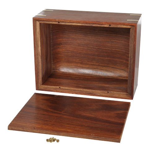 Forever Paw Prints Wood Box Pet 87 cu in Cremation Urn-Cremation Urns-New Memorials-Afterlife Essentials