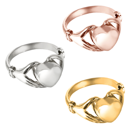 Heart Ring Urn Cremation Jewelry-Jewelry-New Memorials-Afterlife Essentials