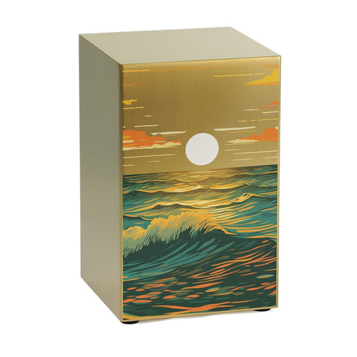 Life Canvas Ocean Landscape Bronze, Full Size Cremation Urn-Cremation Urns-Terrybear-Afterlife Essentials