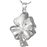 Four Leaf Clover with CrystalsCremation Jewelry-Jewelry-New Memorials-Afterlife Essentials