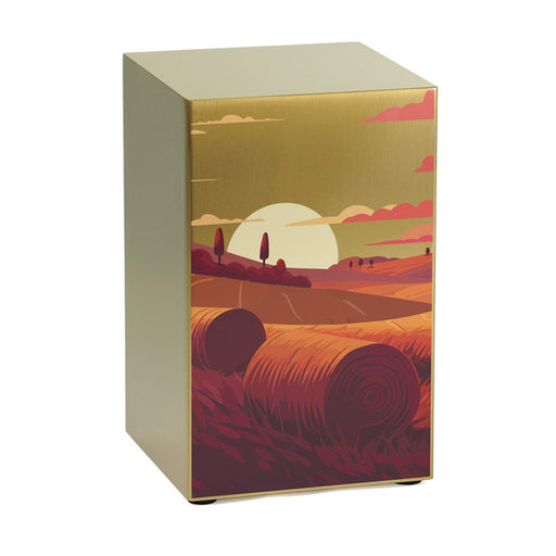Life Canvas Prairie Landscape Bronze, Full Size Cremation Urn-Cremation Urns-Terrybear-Afterlife Essentials