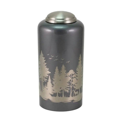 Eternal Essence Forest Gray Full Size Cremation Urn-Cremation Urns-Terrybear-Afterlife Essentials