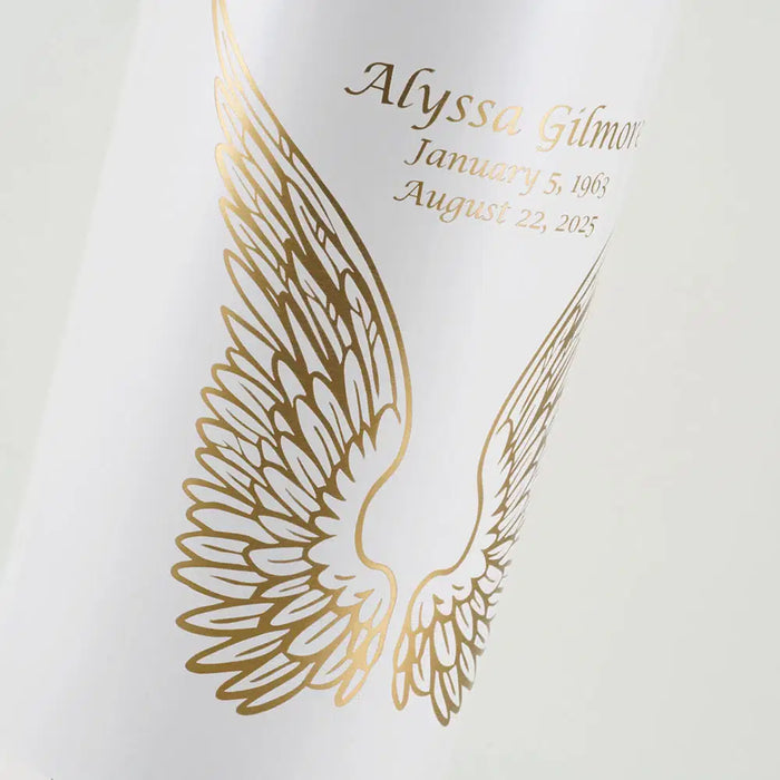 Eternal Essence Angel Wings Pearl Full Size Cremation Urn-Cremation Urns-Terrybear-Afterlife Essentials