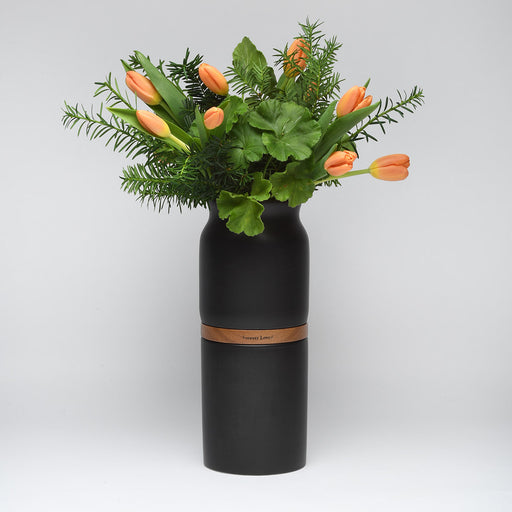 Vega Vase Urn, Medium size-Cremation Urns-Urns of Distinction-Black-Afterlife Essentials
