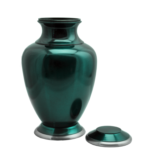 Shiny Turquoise Series 200 cu in Cremation Urn-Cremation Urns-New Memorials-Afterlife Essentials