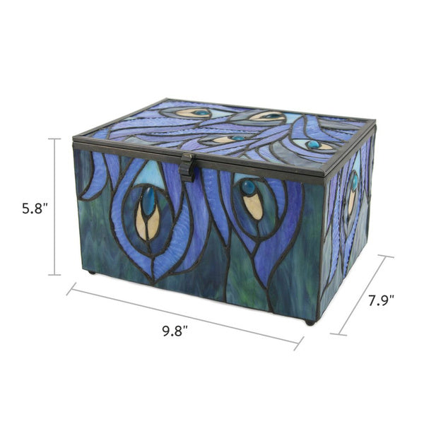 Paragon Peacock Memory Chest Cremation Urn-Cremation Urns-Terrybear-Afterlife Essentials