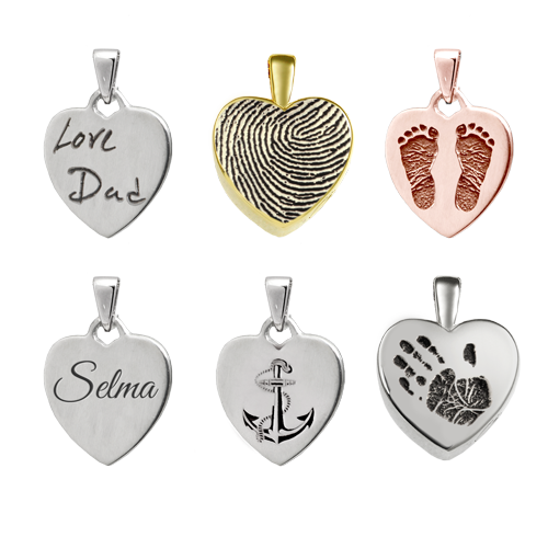 Personalized Petite Heart Cremation Jewelry-Jewelry-New Memorials-Afterlife Essentials