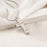 Birthstone Cross Memorial Necklace Cremation Jewelry-Jewelry-Anavia-Afterlife Essentials