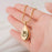 Pet Portrait Teardrop Memorial Necklace Cremation Jewelry-Jewelry-Anavia-Afterlife Essentials