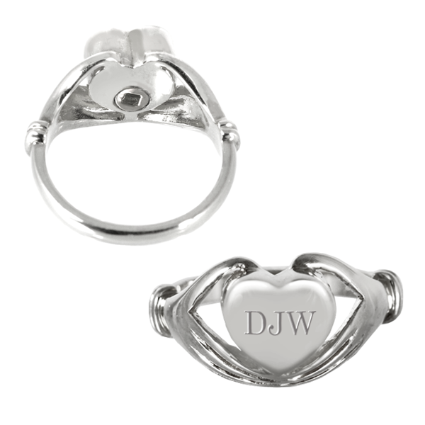 Heart Ring Urn Cremation Jewelry-Jewelry-New Memorials-Afterlife Essentials