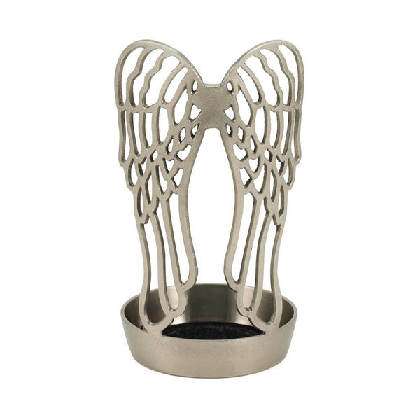 Arabella Wings Textured Slate/Pewter, Full Size Cremation Urn-Cremation Urns-Terrybear-Afterlife Essentials