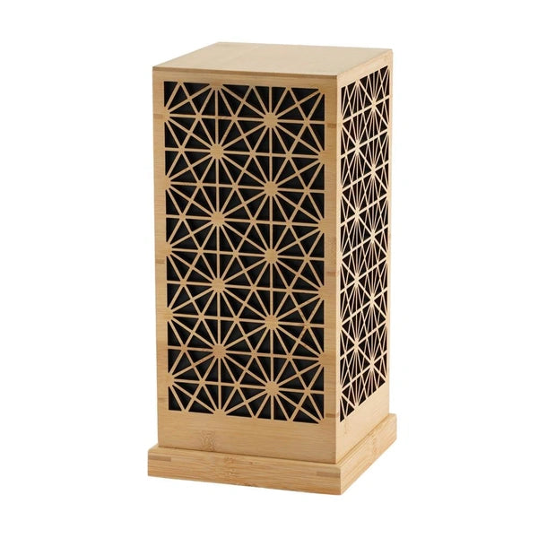 Palazzo Bamboo/Matte Black Cremation Urn 250 cu-Cremation Urns-Terrybear-Afterlife Essentials