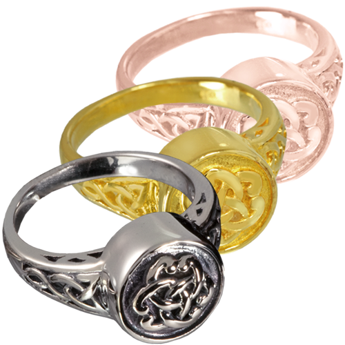 Pet Cremation Jewelry Celtic Ring-Jewelry-New Memorials-Afterlife Essentials
