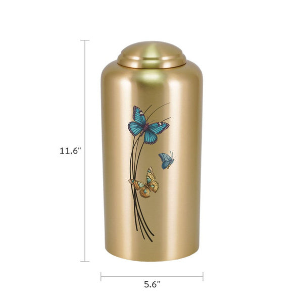 Enchanted Essence Butterflies Bronze Full Size Cremations Urn-Cremation Urns-Terrybear-Afterlife Essentials
