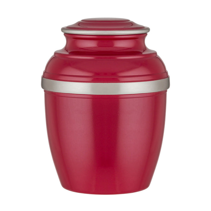 Fenton 220 cu. in. Cremation Urn-Cremation Urns-The Living Urn-Burgundy-Afterlife Essentials