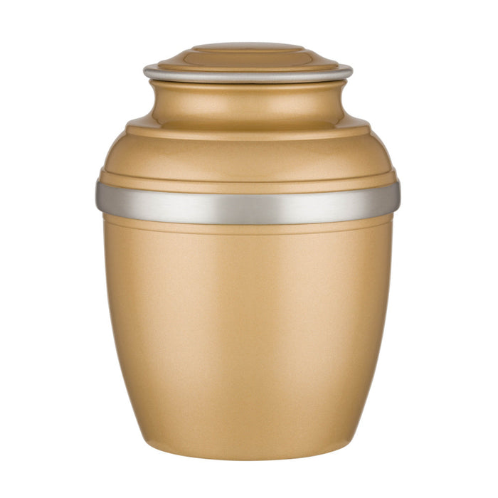 Fenton 220 cu. in. Cremation Urn-Cremation Urns-The Living Urn-Gold-Afterlife Essentials