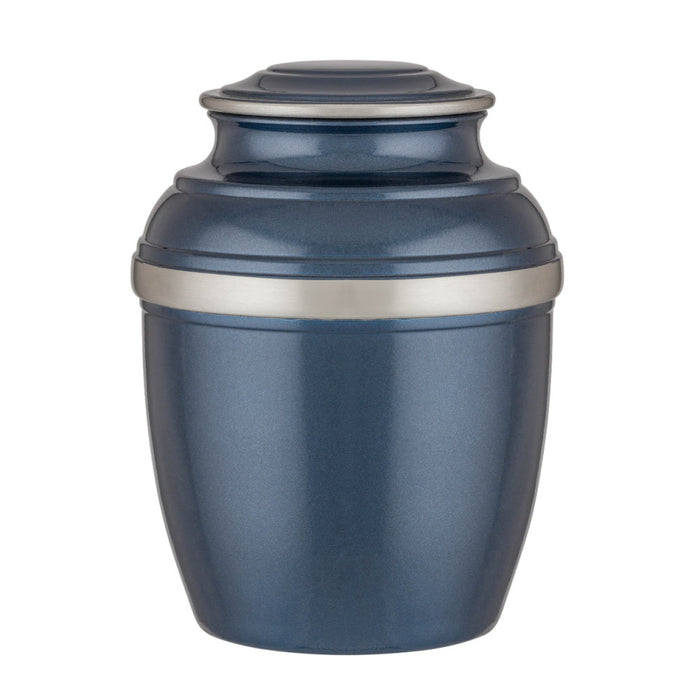 Fenton 220 cu. in. Cremation Urn-Cremation Urns-The Living Urn-Navy Blue-Afterlife Essentials