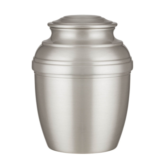 Fenton 220 cu. in. Cremation Urn-Cremation Urns-The Living Urn-Natural Pewter-Afterlife Essentials