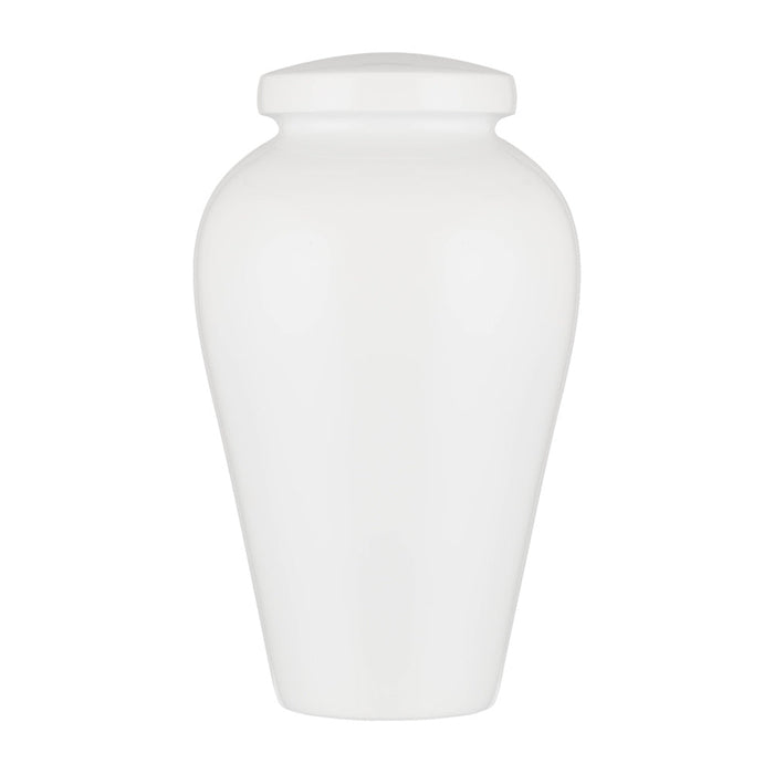 Athenian 86 cu. in. Cremation Urn-Cremation Urns-The Living Urn-White-Afterlife Essentials