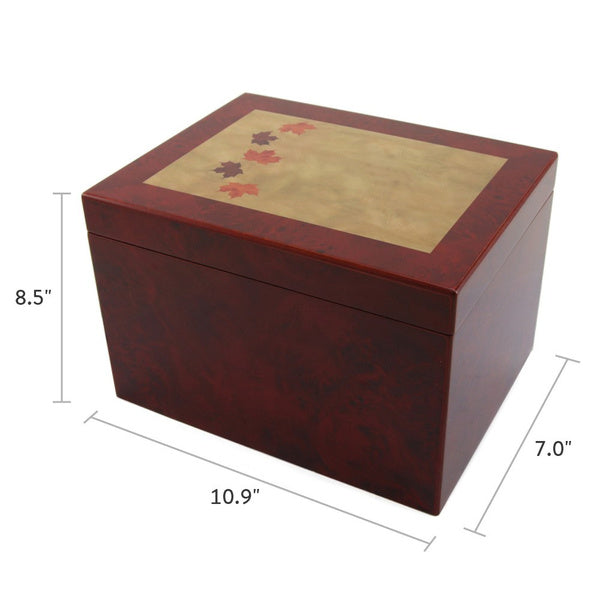 Autumn Leaves Large Memory Chest-Cremation Urns-Terrybear-Afterlife Essentials