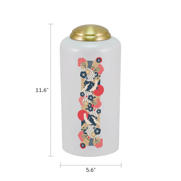 Enchanted Essence Cranes Pearl Full Size Cremation Urn-Cremation Urns-Terrybear-Afterlife Essentials