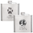 Personalized Flask + Collapsible Shot Glass-Accessories-New Memorials-Afterlife Essentials