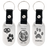 Personalized Stainless Steel & Leather Key Ring Keepsake-Jewelry-New Memorials-Afterlife Essentials