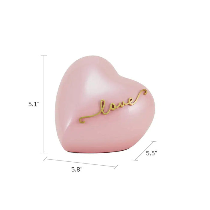 Adoring Heart Pearl Pink Extra Small Cremation Urn