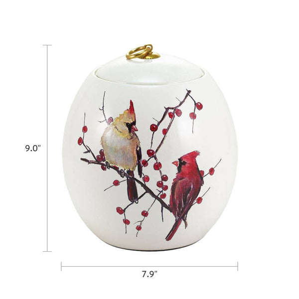 Anya Cardinal Full Size Cremation Urn-Cremation Urns-Terrybear-Afterlife Essentials