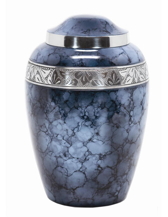 Blue Fire, Large/Adult Cremation Urn-Cremation Urns-Urns of Distinction-Afterlife Essentials