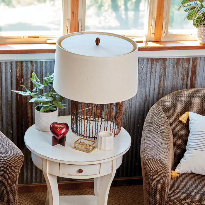Arielle Ruby Heart Cremation Urn