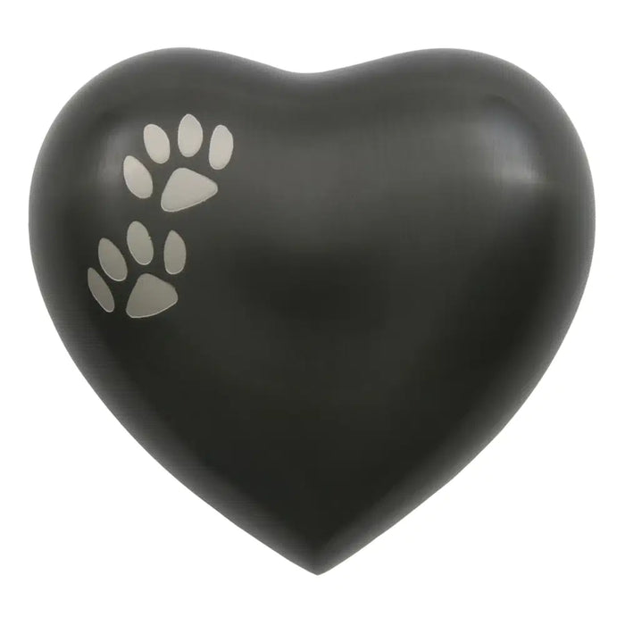 Arielle Slate Heart Paw Cremation Urn