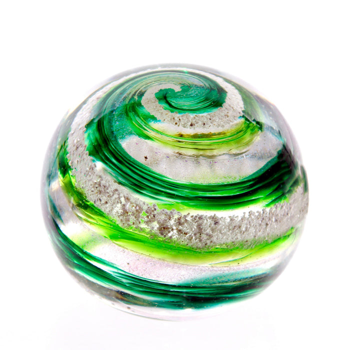 Living Orbs Glass Keepsake-Cremation Urns-The Living Urn-Lily Green-Afterlife Essentials