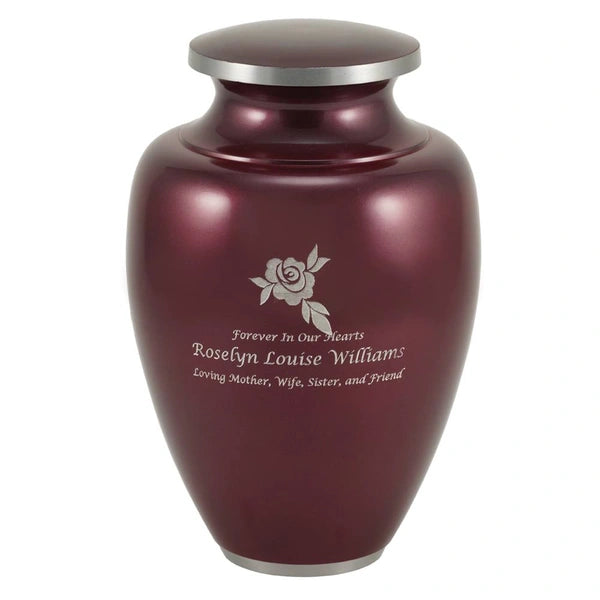 Camden Garnet, Extra Large Cremation Urn-Cremation Urns-Terrybear-Afterlife Essentials