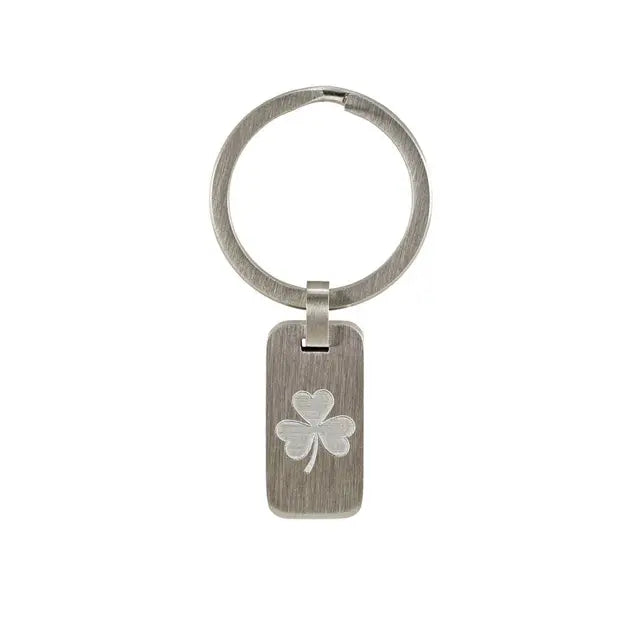 Pewter Key Chain Clover-Jewelry-Terrybear-Afterlife Essentials
