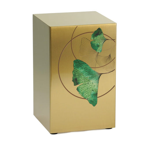 Life Canvas Ginkgo Bronze, Companion Cremation Urn Right Side-Cremation Urns-Terrybear-Afterlife Essentials
