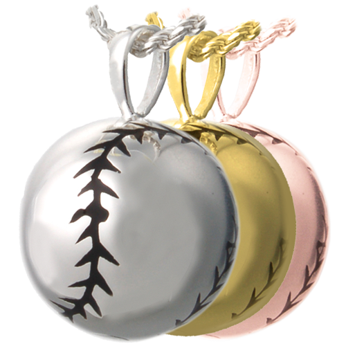 Softball Cremation Jewelry-Jewelry-New Memorials-Afterlife Essentials