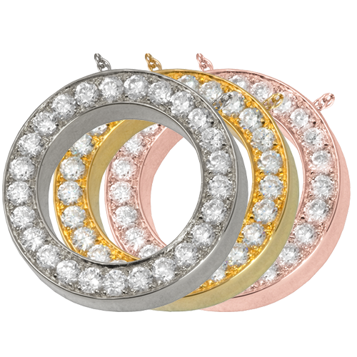Slide Stones Circle Cremation Jewelry-Jewelry-New Memorials-Afterlife Essentials