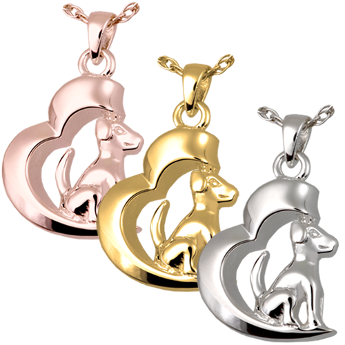 In My Heart Dog Pet Cremation Jewelry-Jewelry-New Memorials-Afterlife Essentials