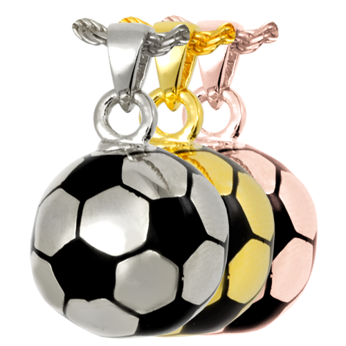 Soccer Ball Cremation Jewelry-Jewelry-New Memorials-Afterlife Essentials