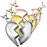 Separate Double Chamber Heart Pendant Cremation Jewelry-Jewelry-New Memorials-Afterlife Essentials