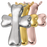 Dog Bone Cross Pet Cremation Jewelry-Jewelry-New Memorials-Afterlife Essentials