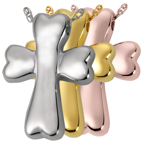 Dog Bone Cross Pet Cremation Jewelry-Jewelry-New Memorials-Afterlife Essentials