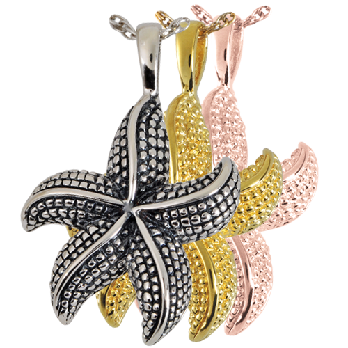 Star Fish Pendant Cremation Jewelry-Jewelry-New Memorials-Afterlife Essentials