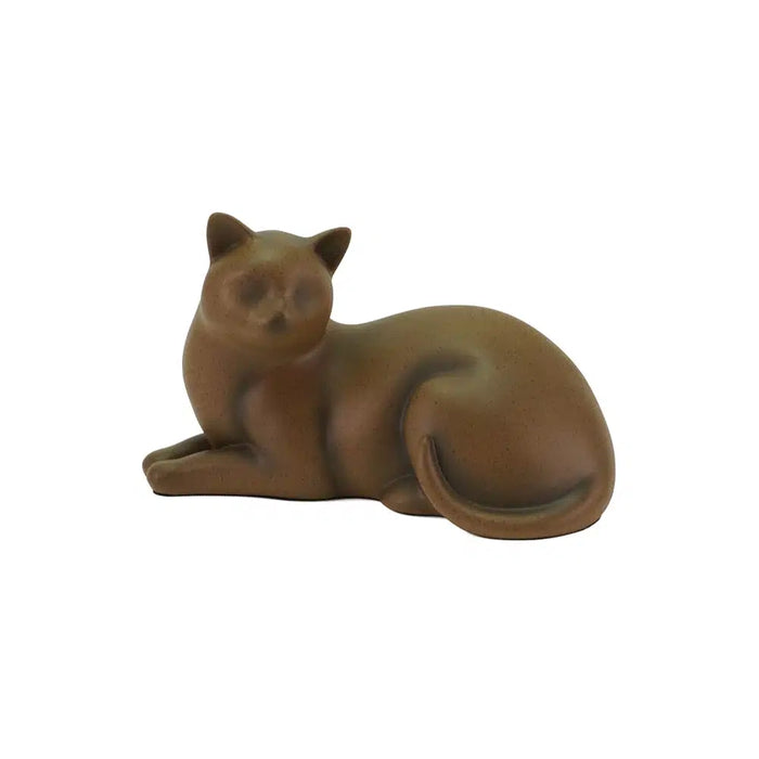 Cozy Cat Sable Petite Cremation Urn