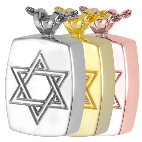 Star Of David Cremation Jewelry-Jewelry-New Memorials-Afterlife Essentials